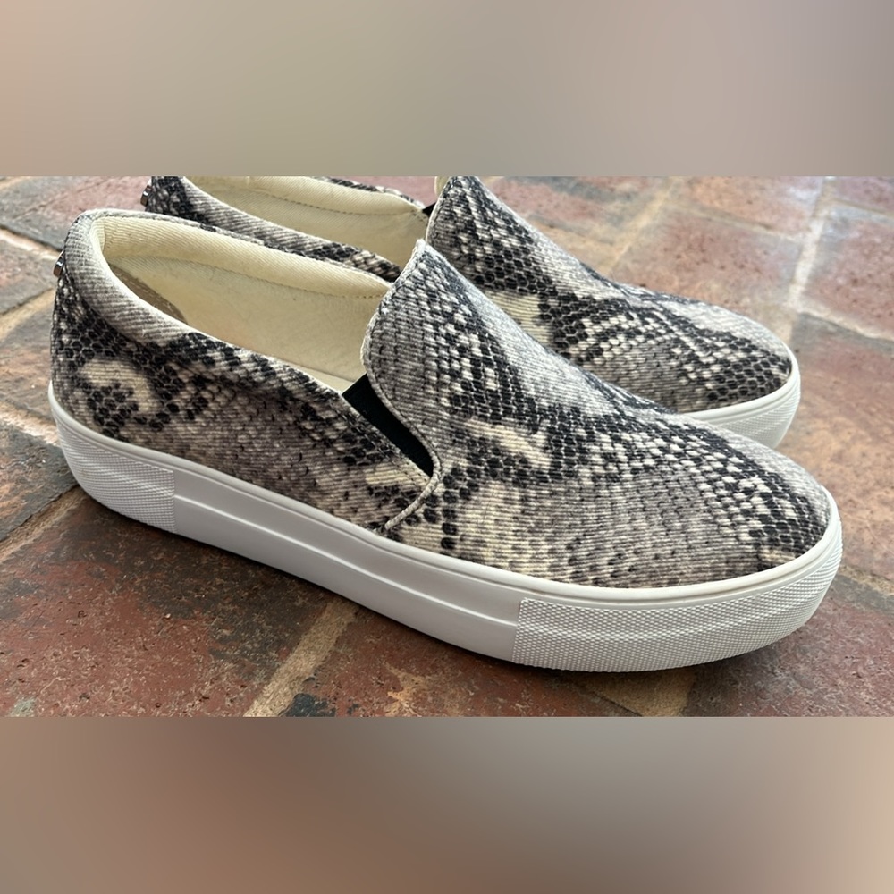 Steve Madden Snakeskin Slip On Shoes